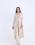 Sleeveless Linen Vest