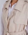 Sleeveless Linen Vest
