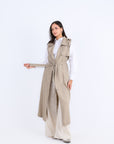 Sleeveless Linen Vest