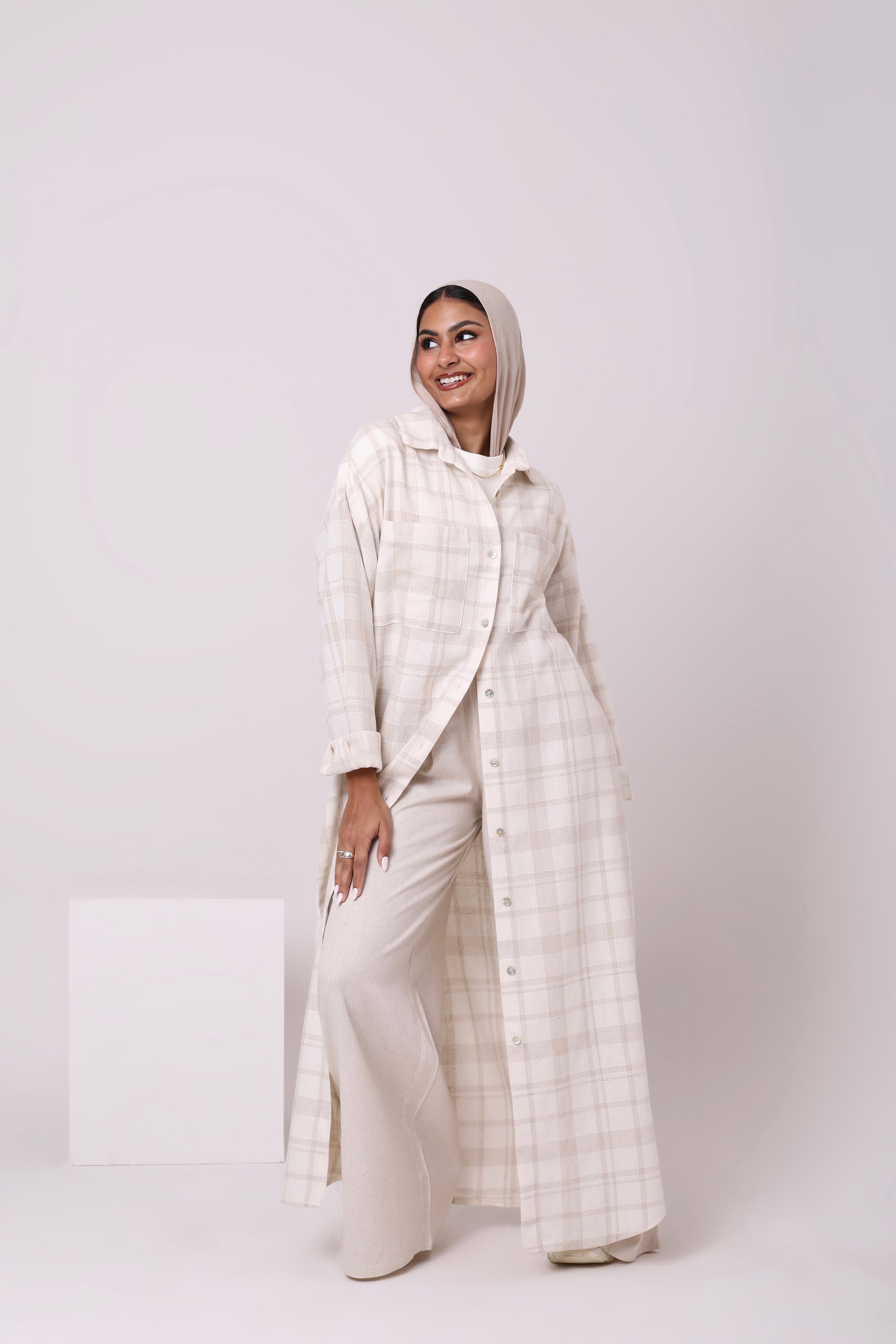 Linen Blend Dress Shirt