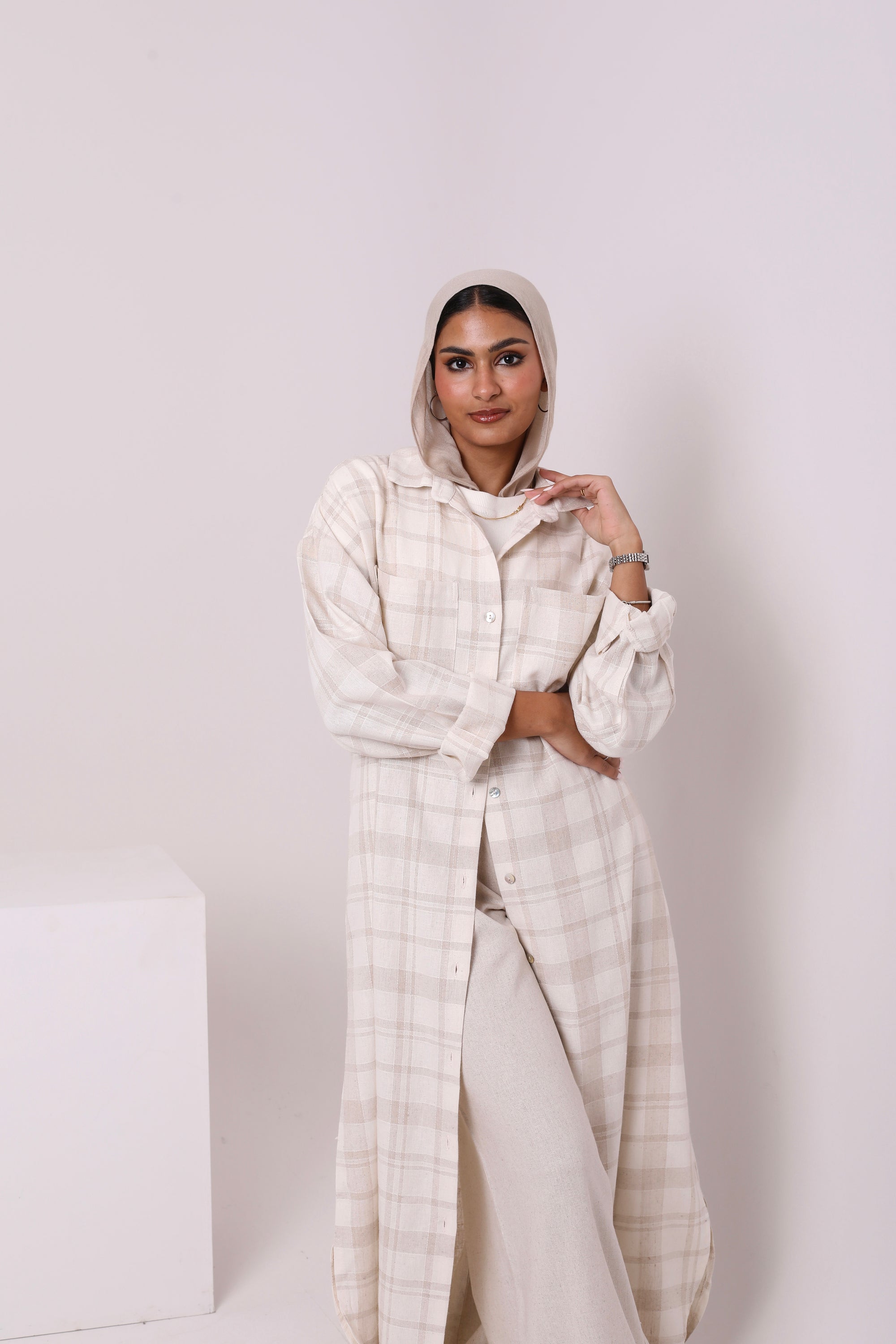 Linen Blend Dress Shirt