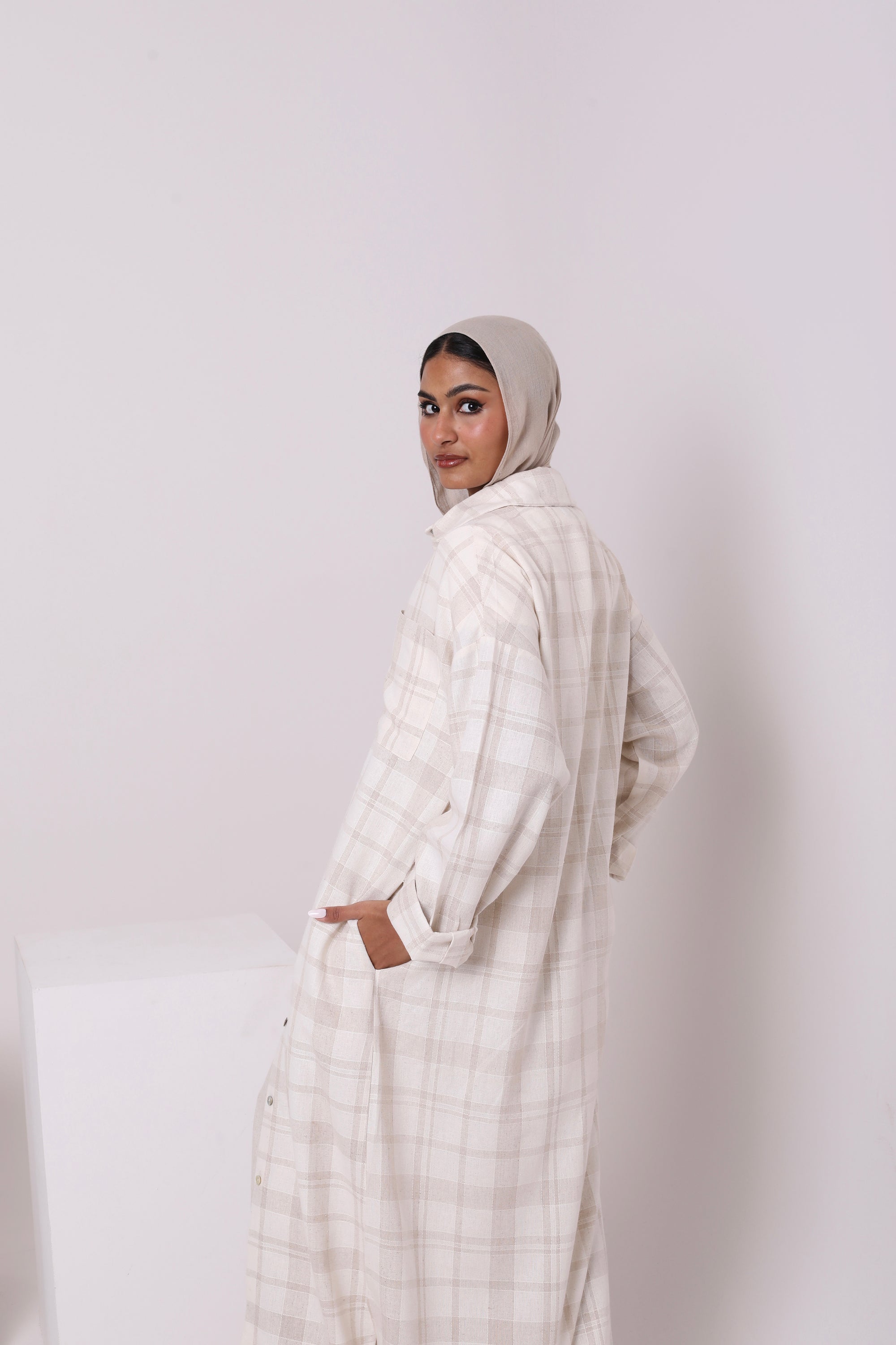 Linen Blend Dress Shirt