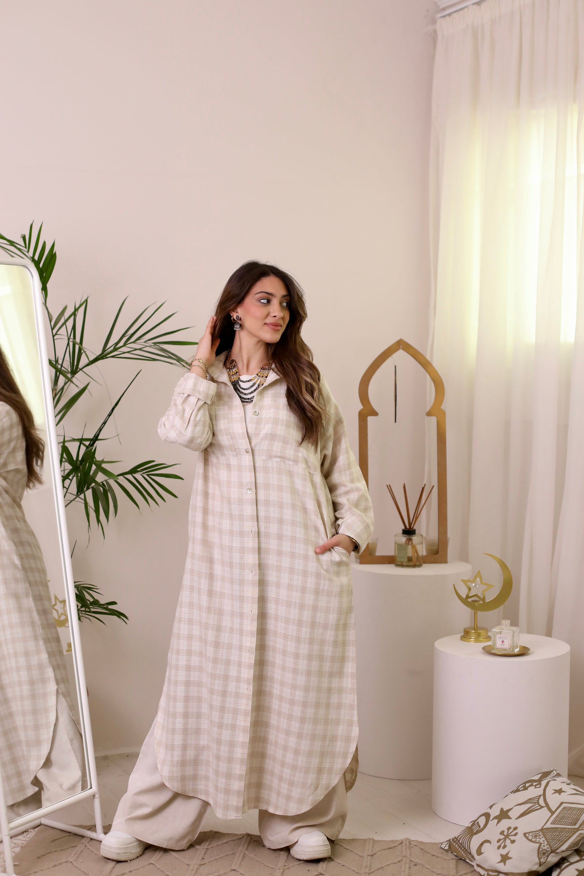 Linen Blend Dress Shirt