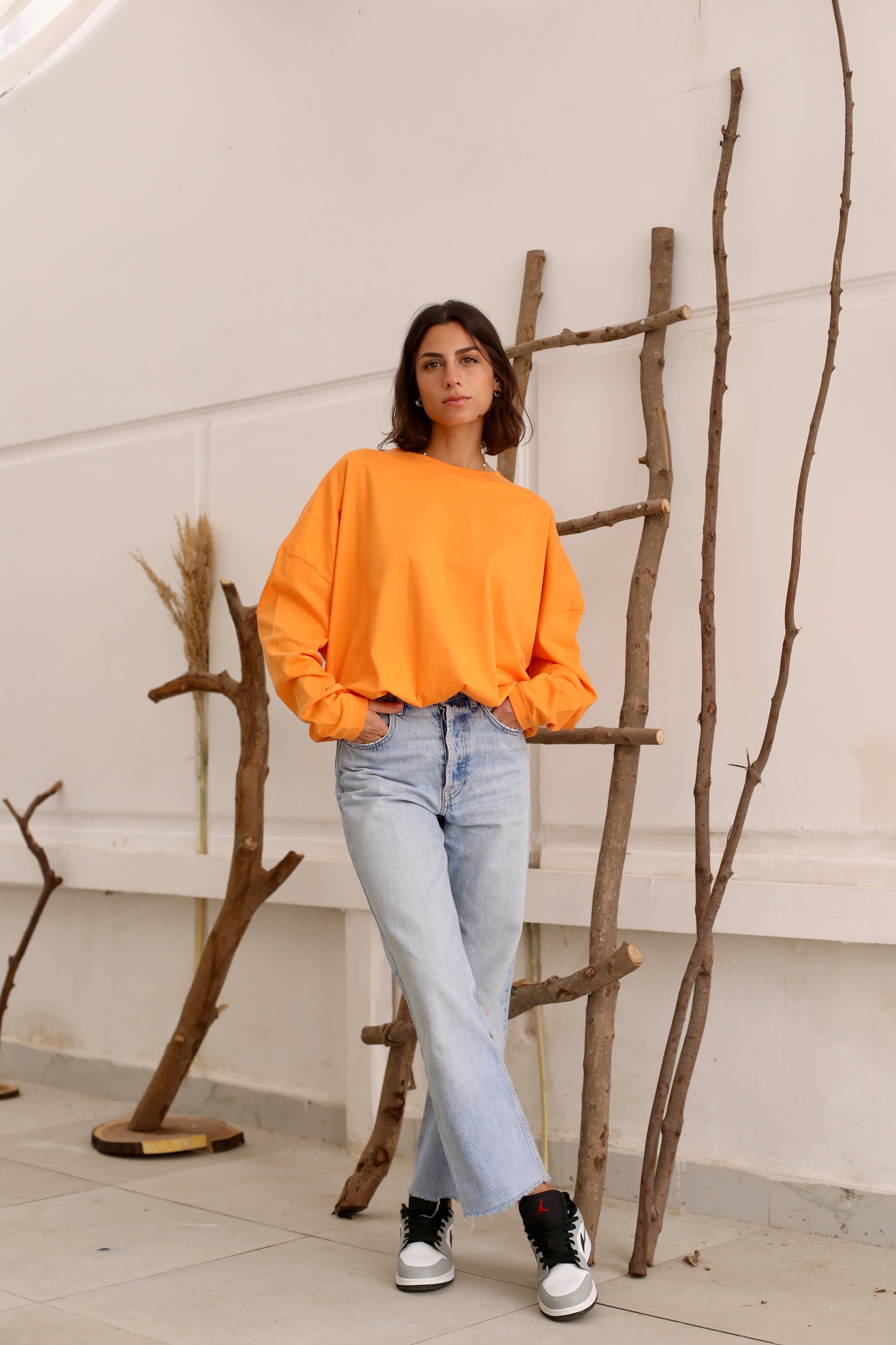 Cotton T-Shirt With Elastic