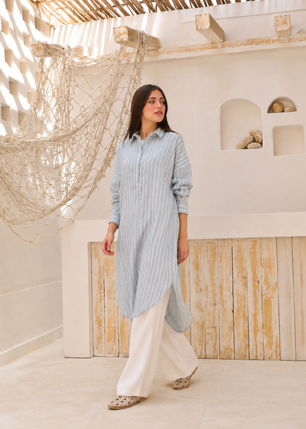 The Soft Stripe Maxi