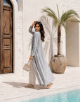 Tie-Waist Maxi Dress-5030