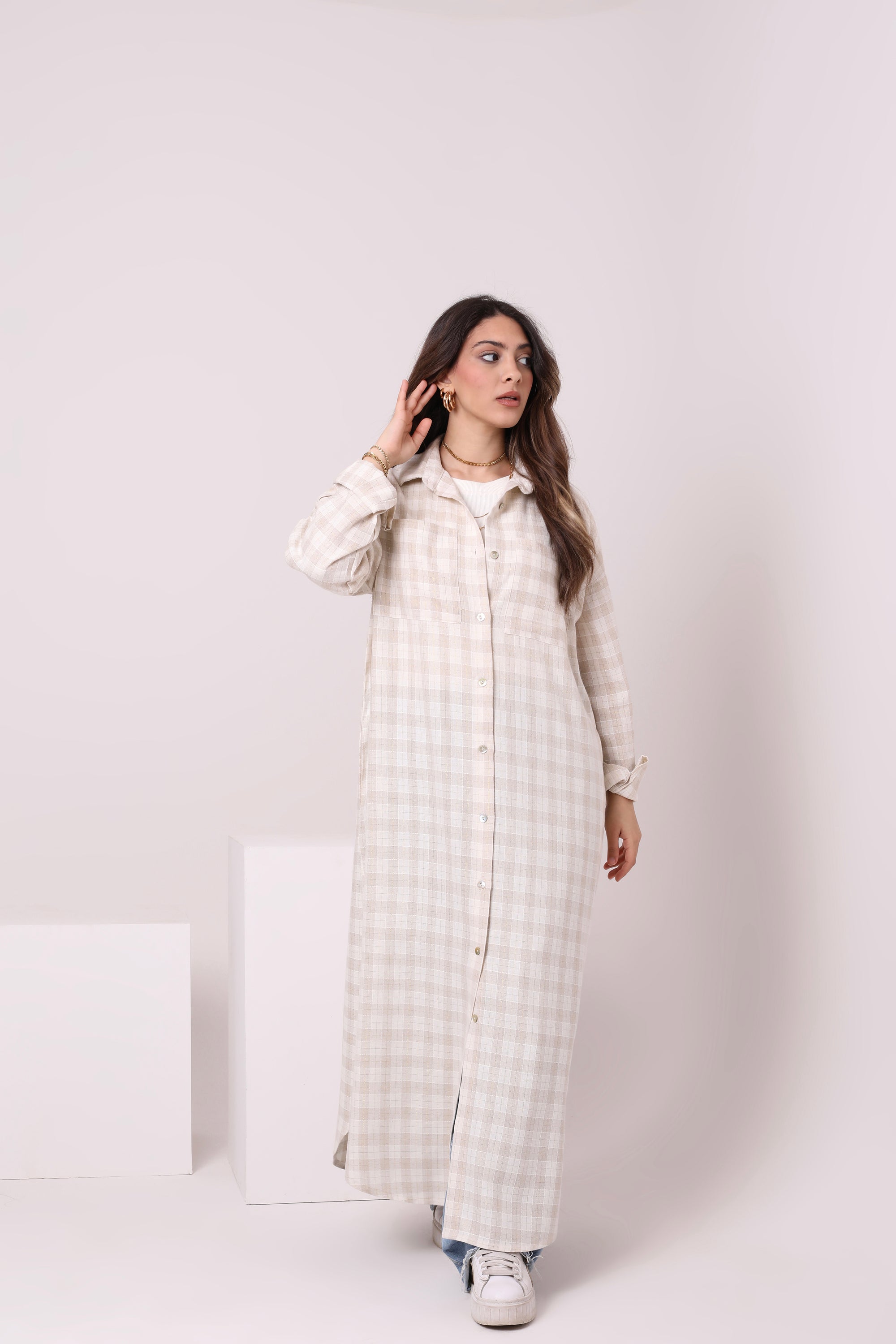 Linen Blend Dress Shirt