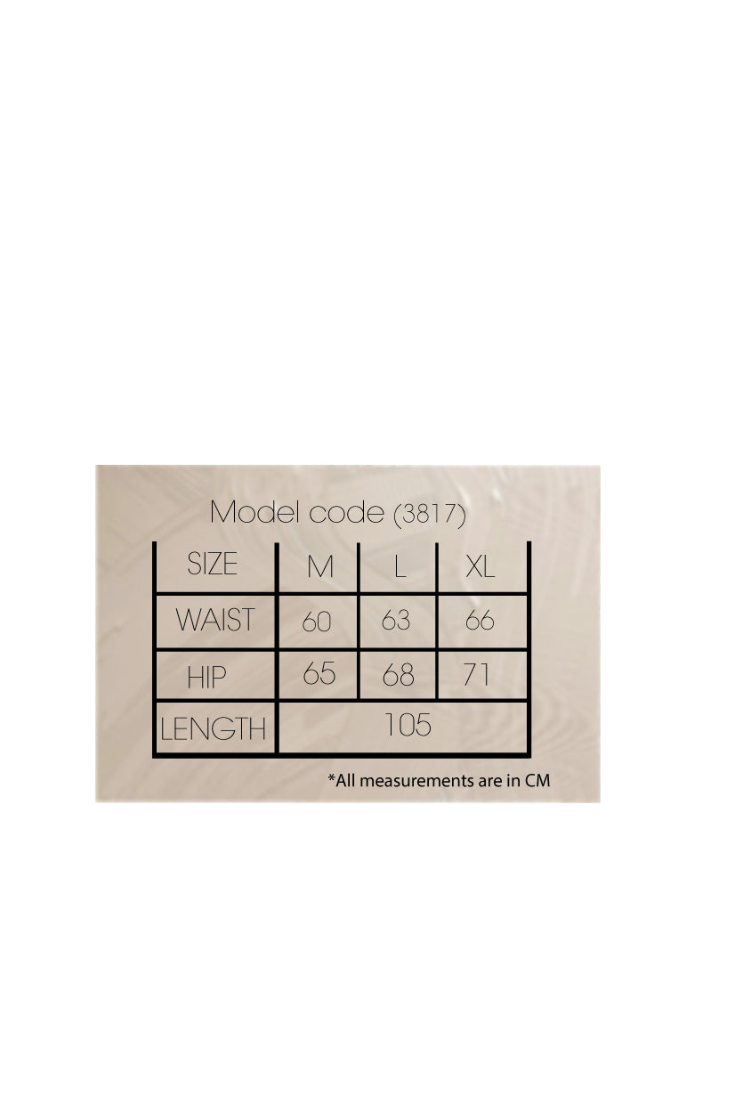 Linen Striped  Skirt