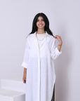 White Linen Dress Shirt