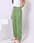 Linen Pants With Zipper