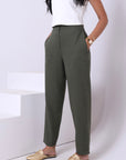 Linen Pants With Zipper