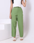 Linen Pants With Zipper