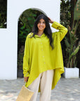 Linen Blend Blouse