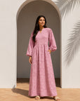 Soft Floral Flow Dress