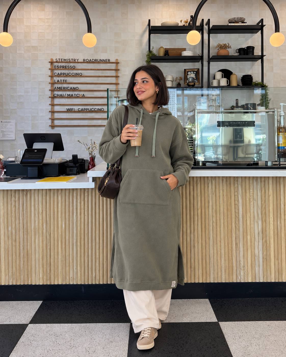 Long Hoodie with Pocket