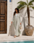 Tie-Waist Maxi Dress-5030