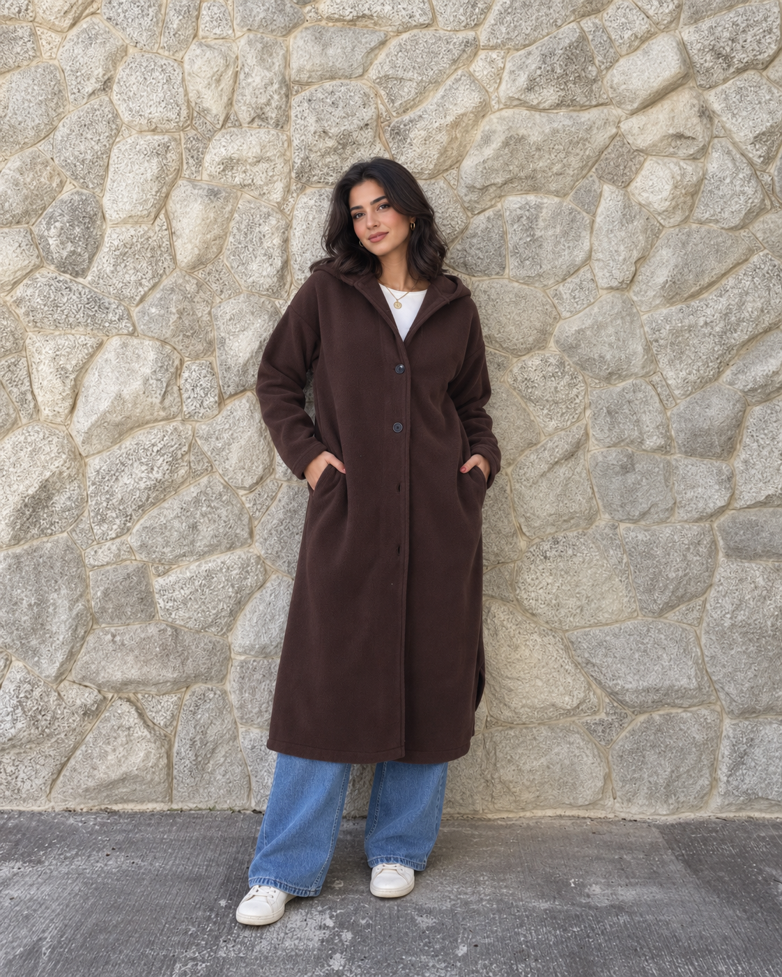 Modern Casual Hooded Coat