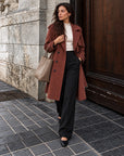 Classic Double-Breasted Coat