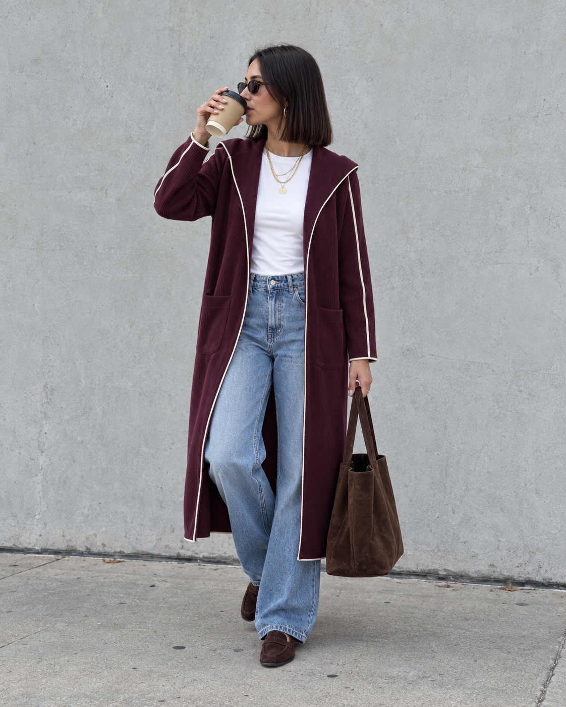 Modern Hooded Coat