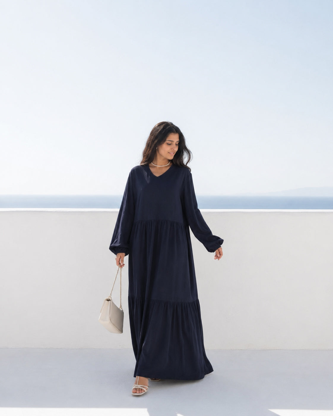 Cotton Flowy Dress-Pre Order
