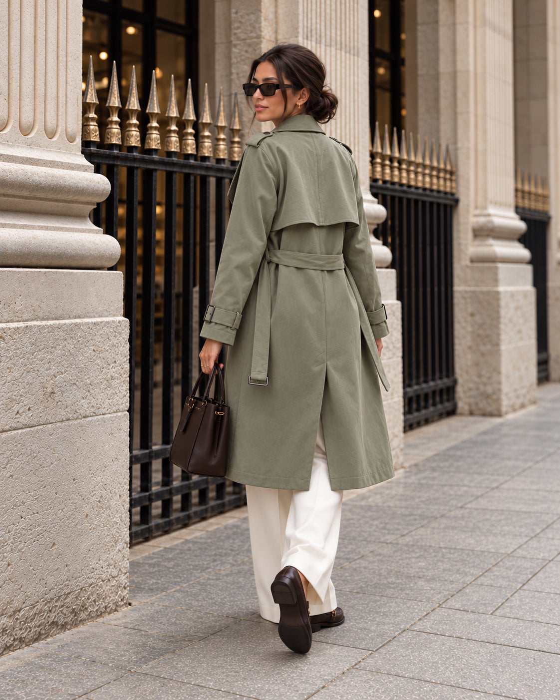 Classic Double-Breasted Coat
