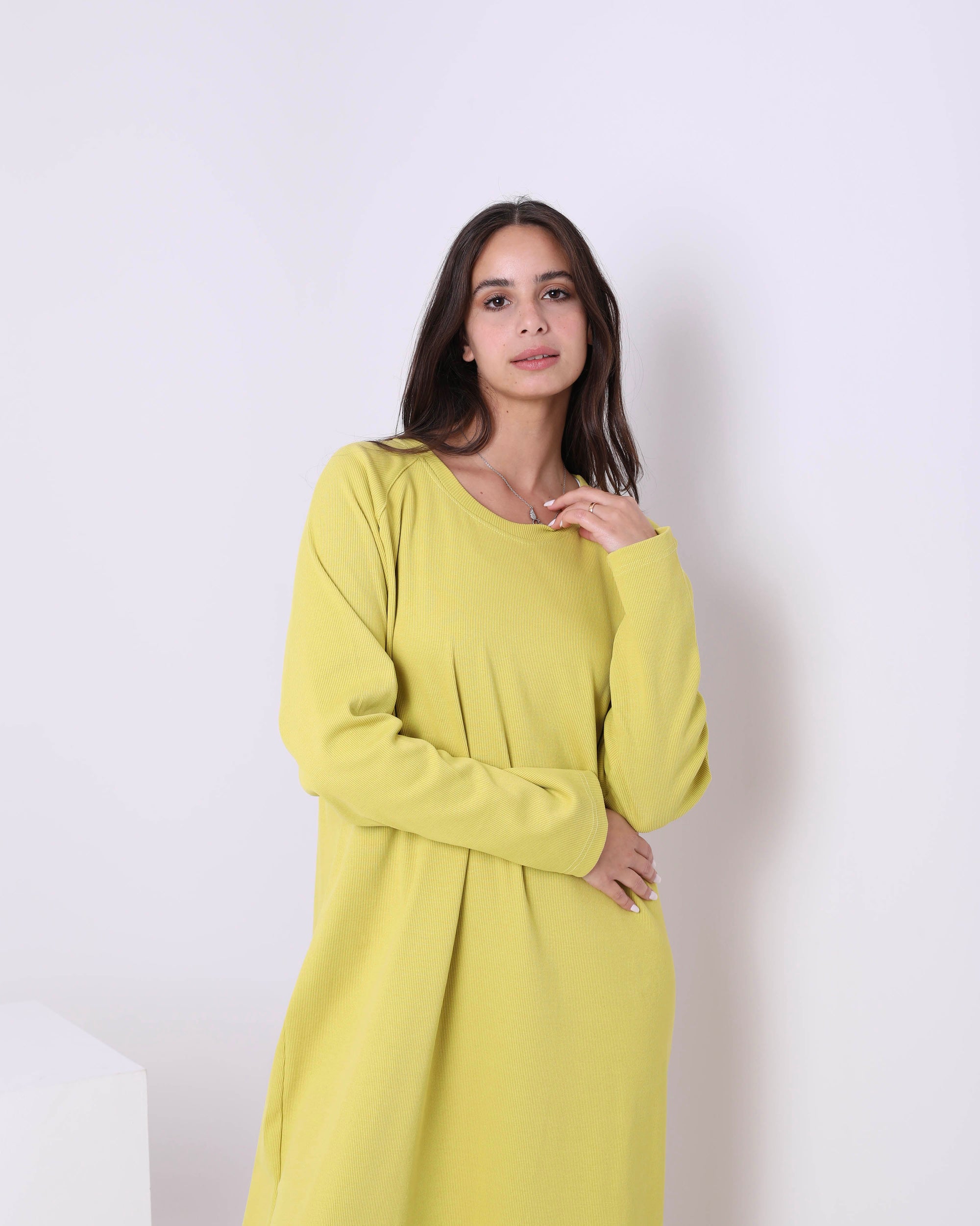 Long Sleeves Basic Dress