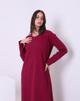 Long Sleeves Basic Dress