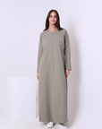 Long Sleeves Basic Dress