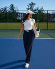 Cotton Straight leg Pants