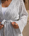5046-Long Kimono with Belt