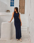 Sleeveless Cotton Basic Dress