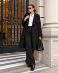 Classic Double-Breasted Coat