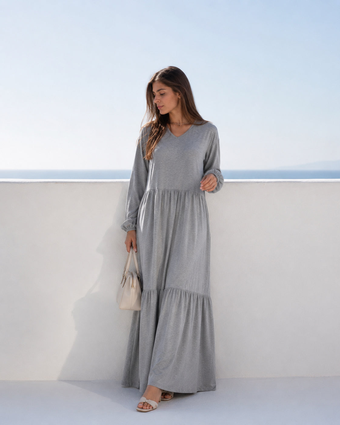 Cotton Flowy Dress-Pre Order