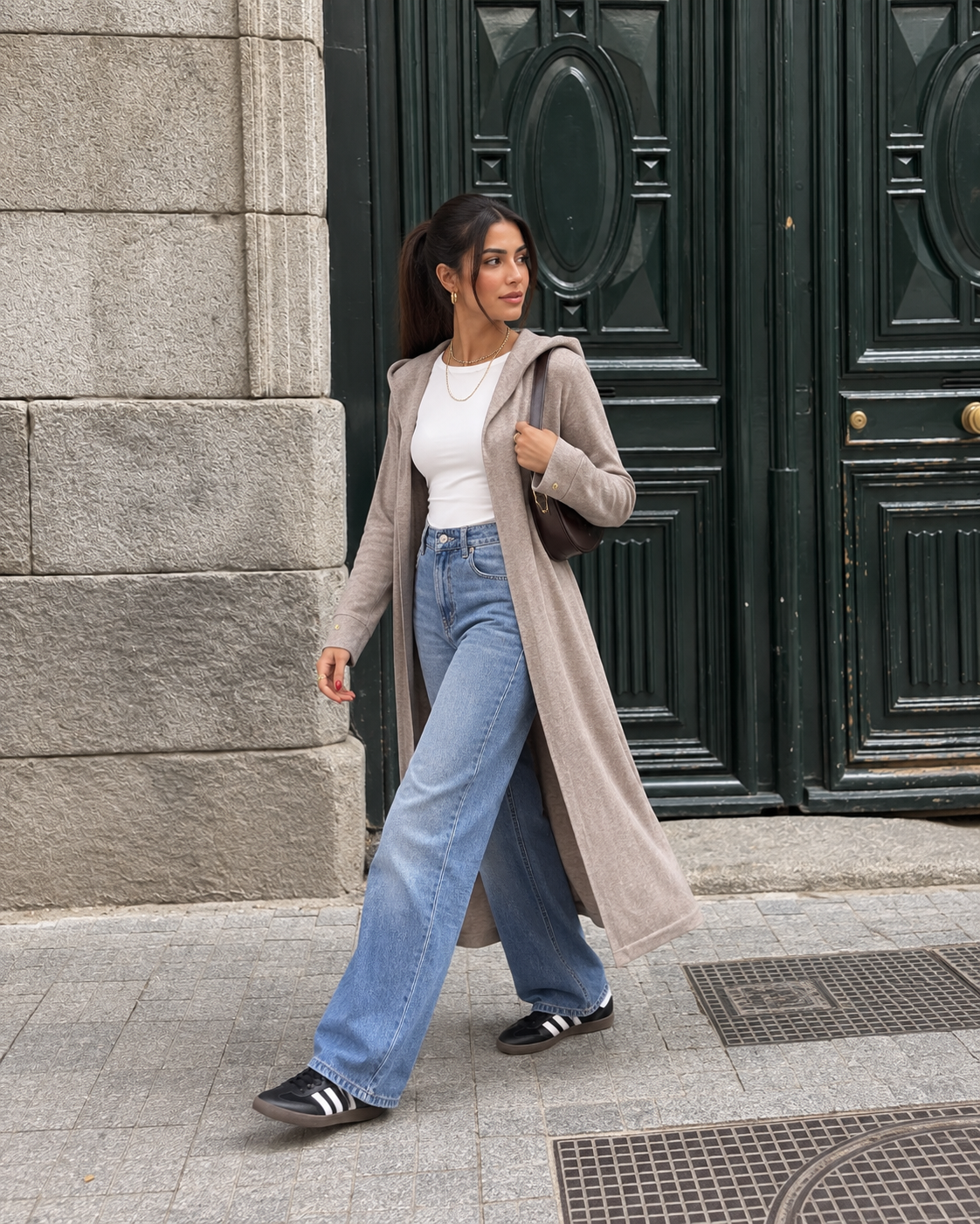 Minimal Long Hooded Layer