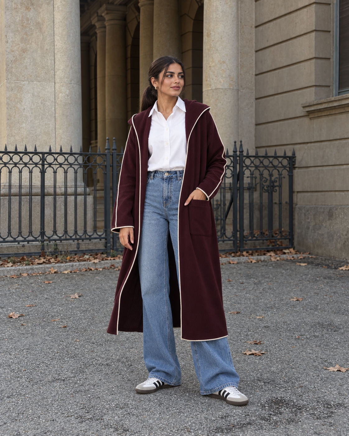 Open Front Maxi Cardigan
