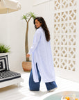 Cloud Bloom Shirt Dress