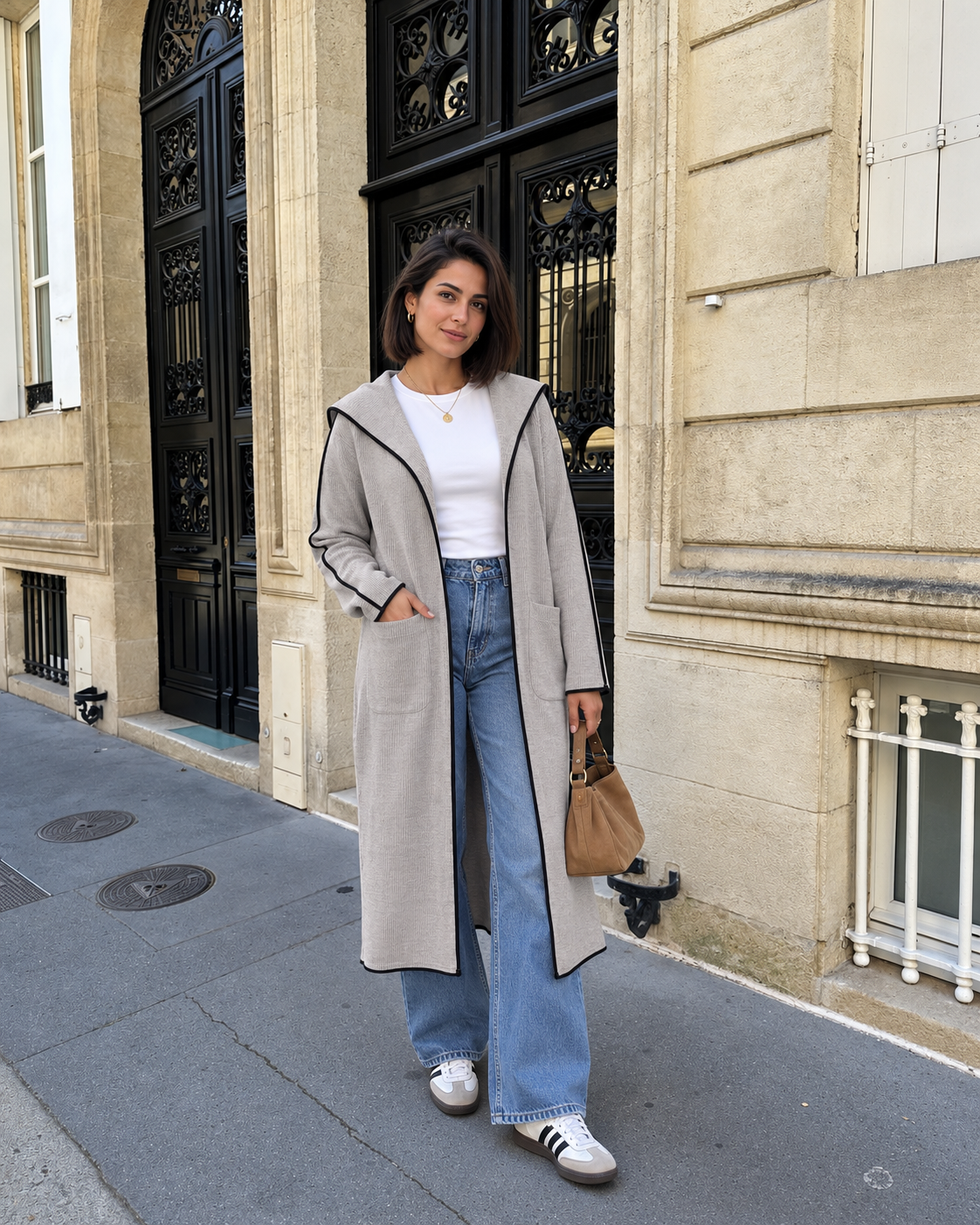Modern Hooded Coat