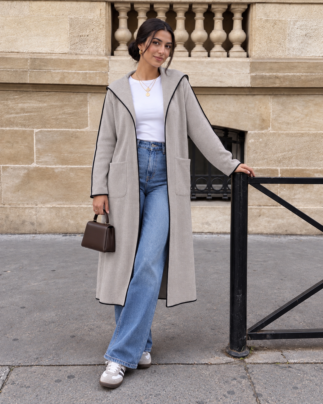 Modern Hooded Coat
