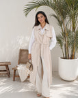 Sleeveless Linen Vest