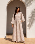 Soft Floral Flow Dress