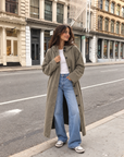 Long Buttons Hoodie