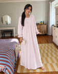 Embroidered Flowy nightgown