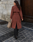 Classic Double-Breasted Coat