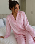 Hs 108-Soft Touch Long Sleeve Pajama Set