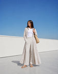 Soft Tide Dress with Belt