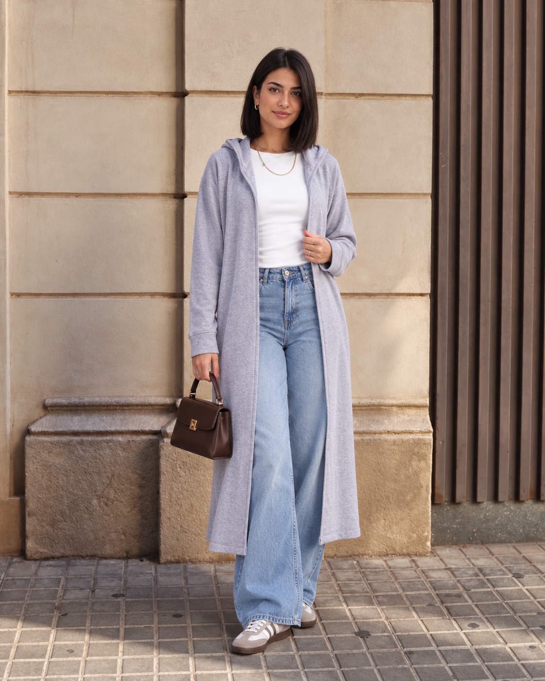 Minimal Long Hooded Layer
