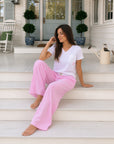 HS 111- Strip Pants WIth basic Shirt