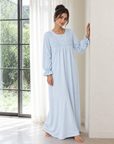 Embroidered Flowy nightgown