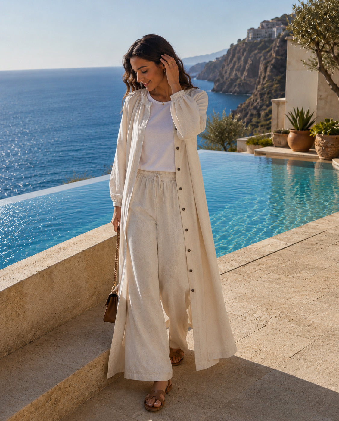 Modest Belted Dress