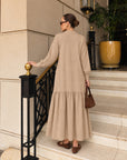 Ruffle Hem Maxi Dress